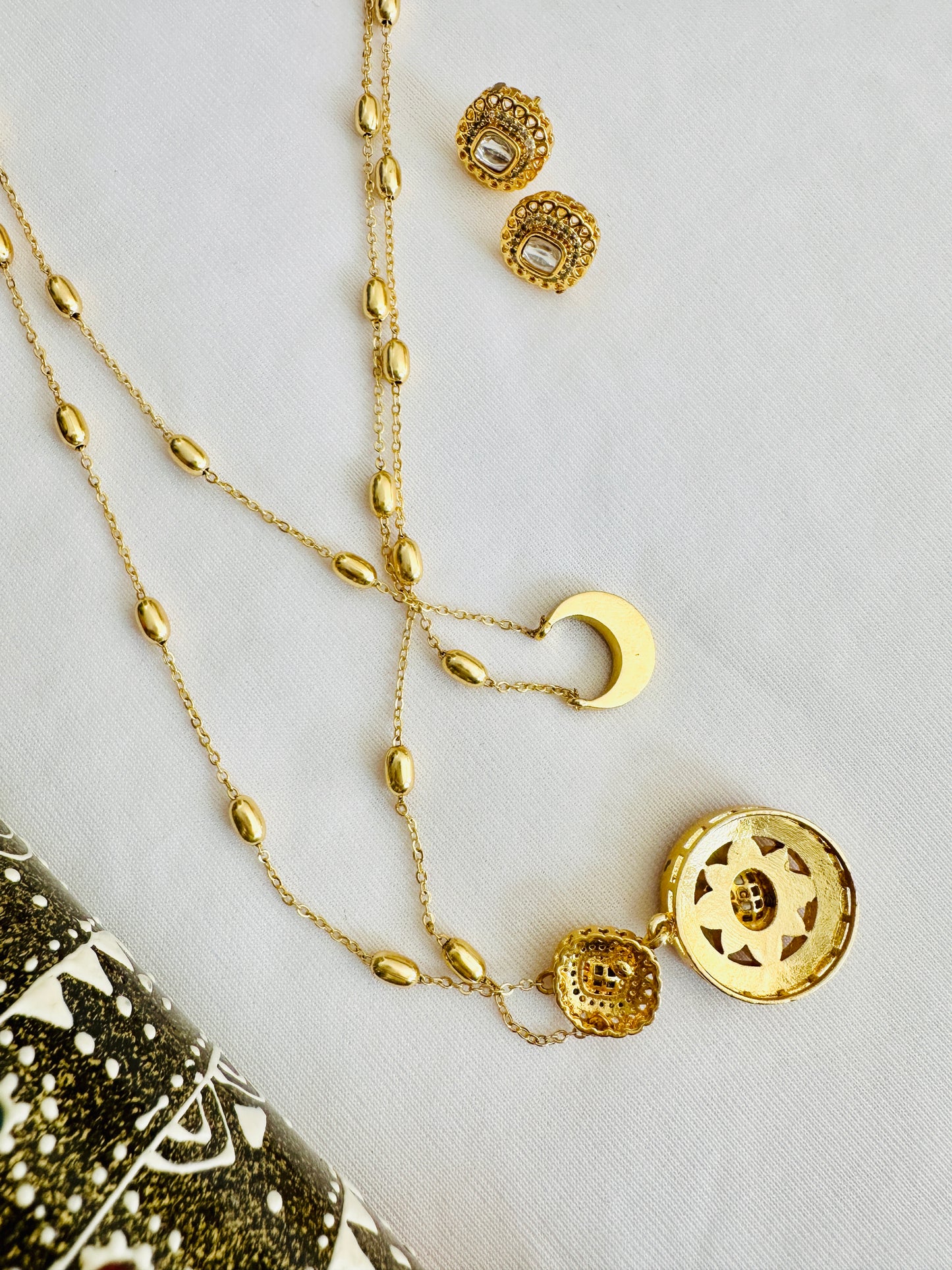 Panchi Heritage Kundan Layered Necklace Set