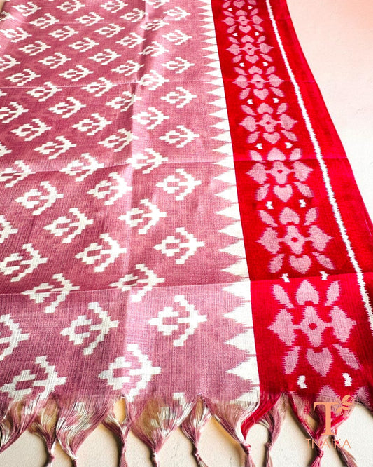 Versatile silk blend dupatta for weddings, festivals and celebrations.