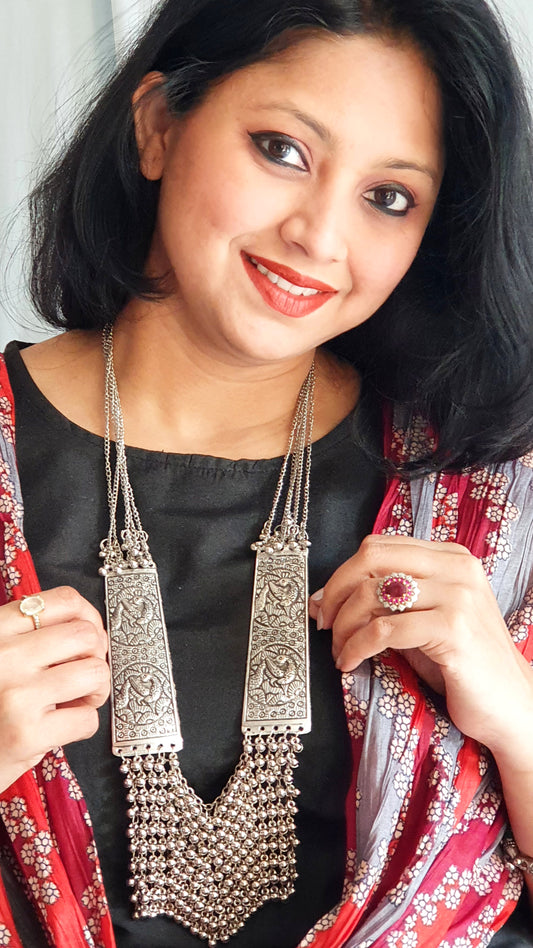 Oxidized necklace
Antique oxidized necklace
Oxidized jewelry set
Tribal oxidized necklace
Designer oxidized necklace
Silver oxidized necklace
Oxidized choker necklace
Oxidized long necklace
Oxidized necklace for women
Statement oxidized necklace
Oxidized necklace for saree
Oxidized boho necklace
Ethnic oxidized necklace
Handmade oxidized necklace
Traditional oxidized necklace