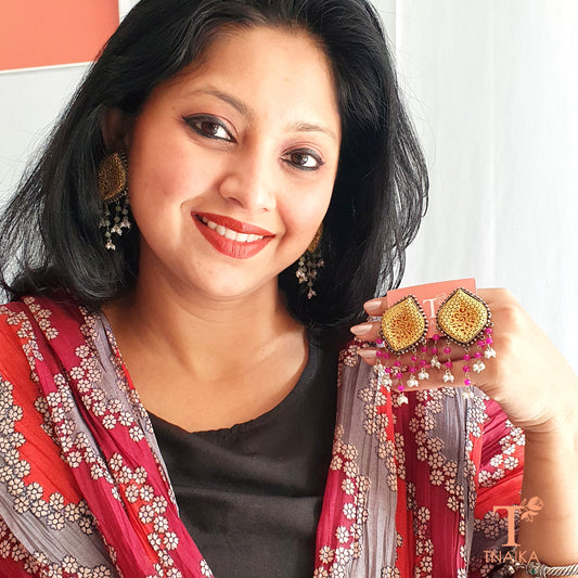 buy earrings online gold earrings silver earrings pearl earrings hoop earrings stud earrings dangle earrings gothic earrings statement earrings everyday earrings earrings near me Tnaika earrings affordable earrings pocket friendly earrings where to buy trending earrings near me affordable earrings near me where to buy earrings in pune pearl earrings pearl studs stone studs