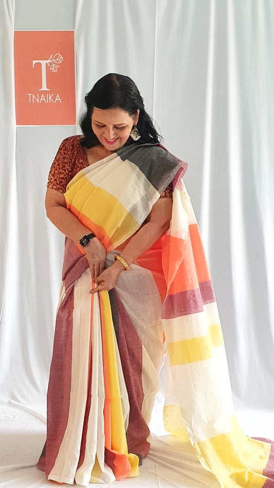 Cotton Indradhanush Saree
