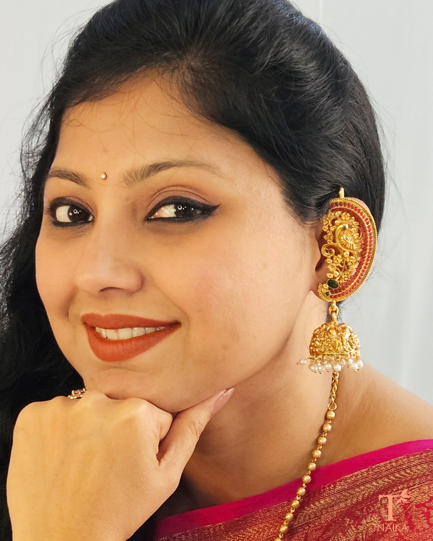 Traditional ear cuffs
Gold ear cuffs with jhumki
Heritage jhumki ear cuffs
Bridal ear cuffs with jhumka
Antique gold ear cuffs
Festive jhumki ear cuffs
Traditional jhumki ear cuffs
Indian ear cuffs jewelry
Temple design ear cuffs
Gold-plated jhumki ear cuffs
Ethnic ear cuffs with jhumka
Gold ear cuffs for women
Royal jhumki ear cuffs
Handcrafted gold ear cuffs
Statement ear cuffs with jhumki
Jhumki ear cuffs for weddings
Designer ear cuffs with jhumka
Lightweight jhumki ear cuffs
Gold ear cuffs for festive
