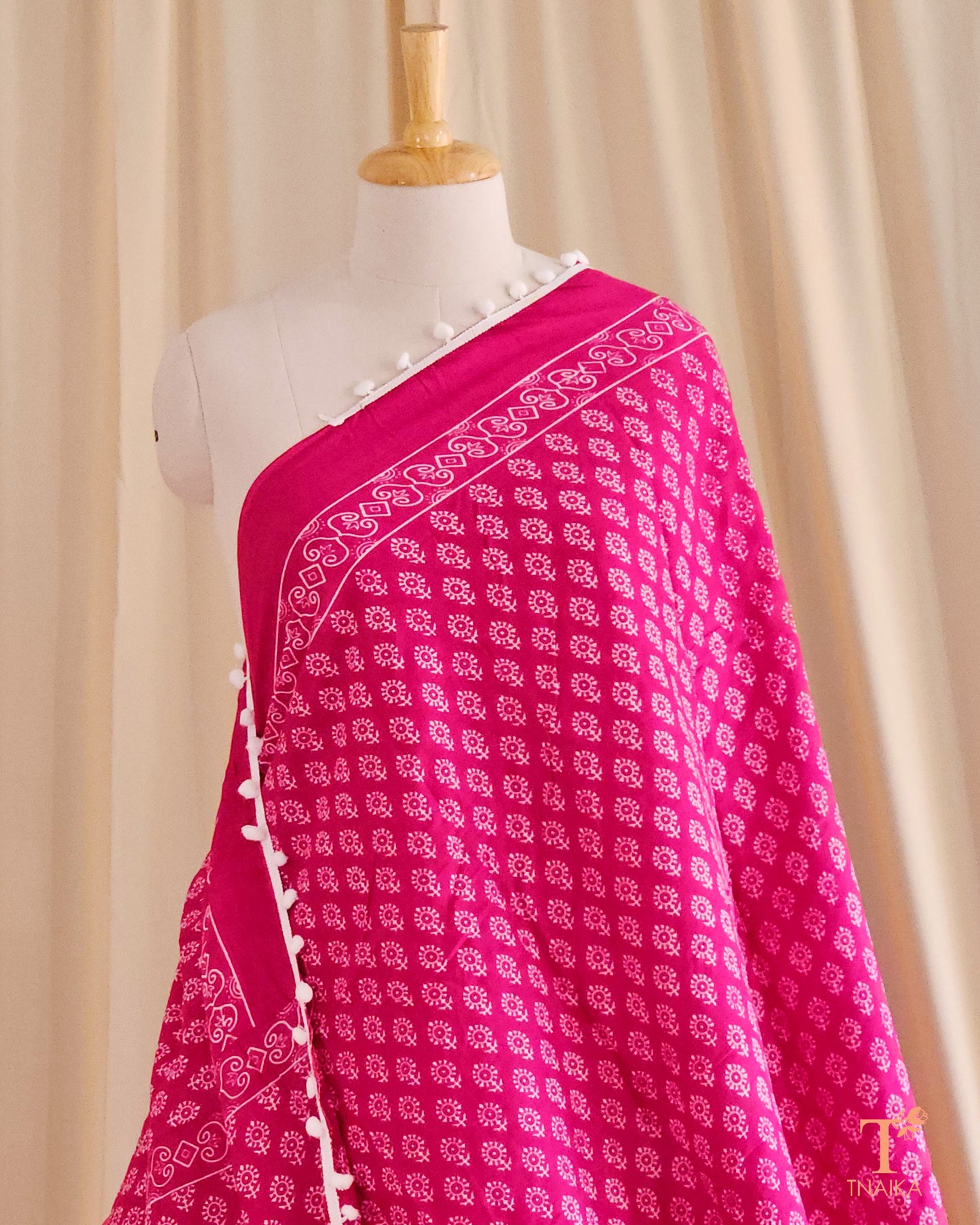 elegant cotton saree with pom pom, pom pom border saree, playful pom pom saree, cotton saree with fancy pom pom, pom pom embellished saree, trendy pom pom cotton saree, pom pom tassel saree, pom pom edged saree, block print cotton saree with pom pom, daily wear pom pom saree, pom pom work cotton saree, cotton saree with colorful pom pom, boho style cotton saree, cotton pom pom saree for festive wear, designer cotton saree with pom pom border. suta saree similar to suta sarees