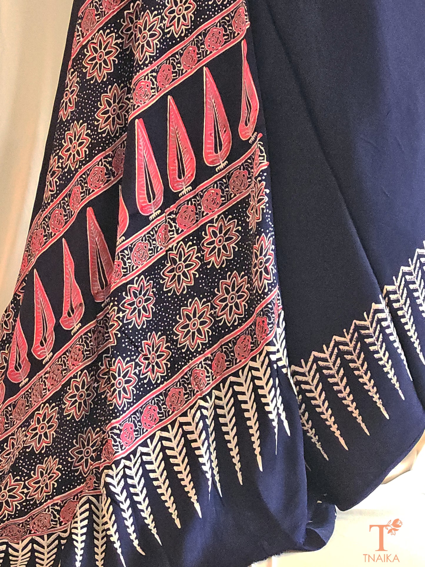 Buy Ajrakh handmade saree online
Authentic Ajrakh block print saree
Eco-friendly handloom Ajrakh saree
Ajrakh saree for festive wear
Handwoven Ajrakh saree with natural dyes Ajrakh cotton saree
Ajrakh silk saree
Traditional Ajrakh saree
Handcrafted saree
Organic dye saree