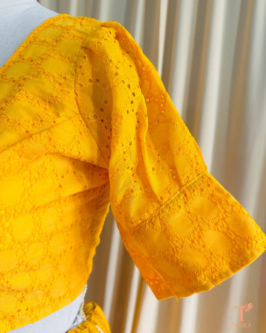 Hakoba Blouse-Yellow