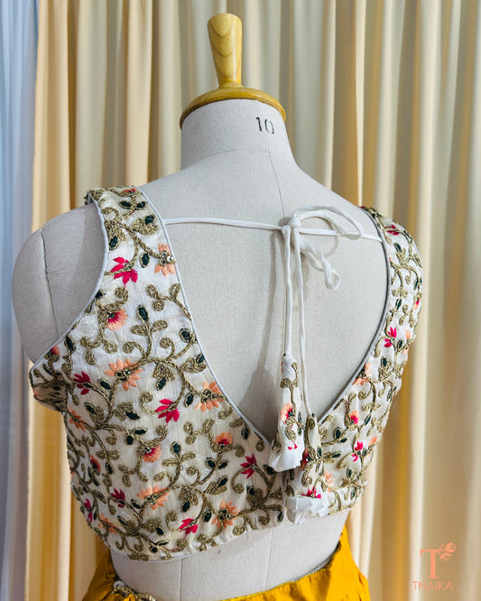 Festive Blouse - Cream