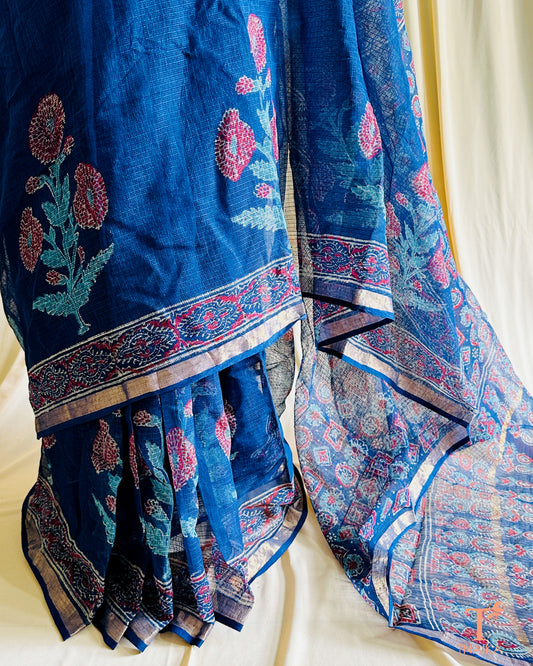 Kota Doria Gulmohar Saree