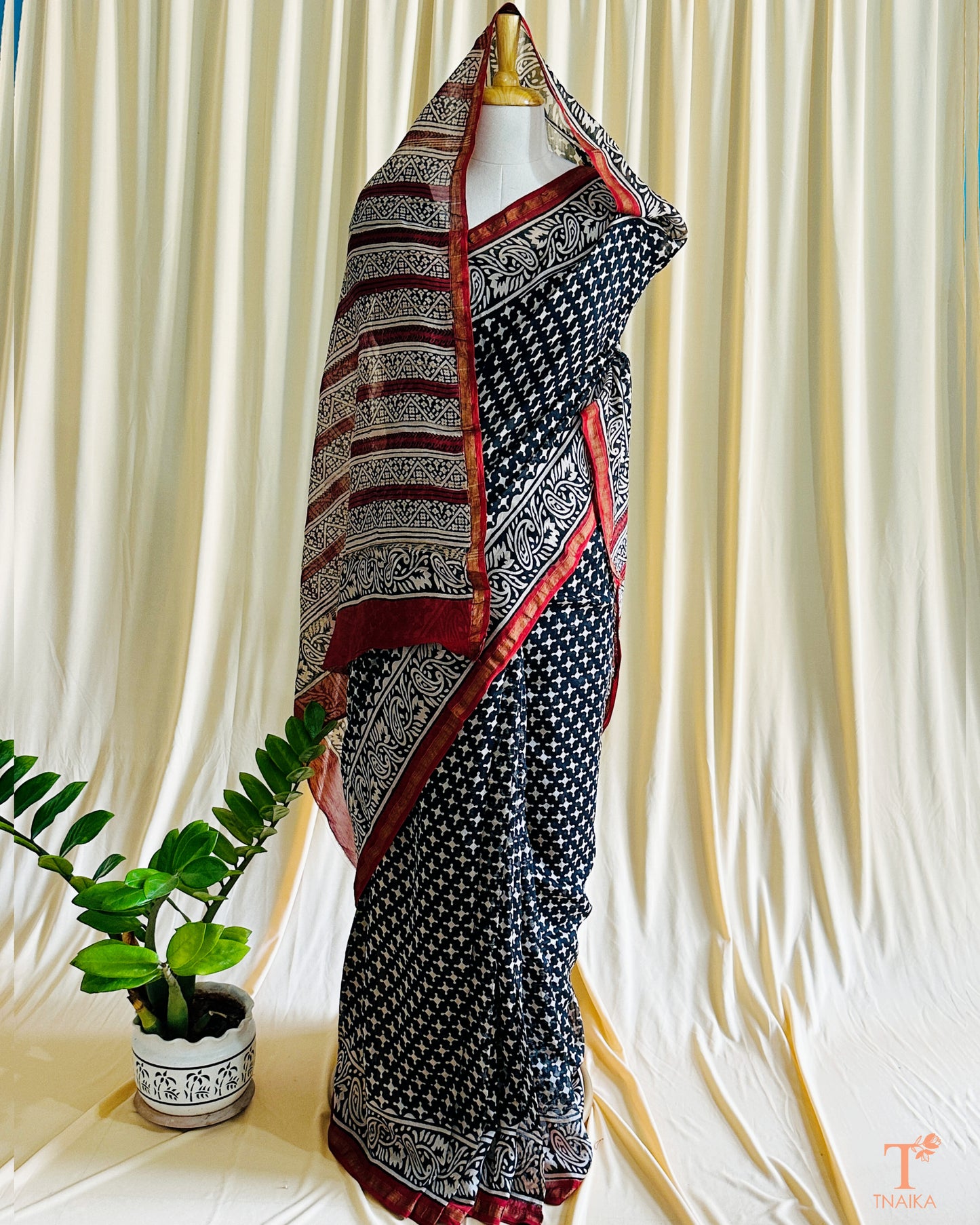 Chanderi Kalakriti Saree
