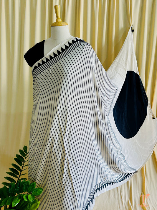 Chocolate Semi Gajji Silk Saree