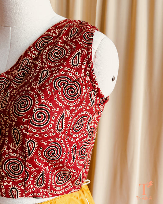 Rangat Ajrakh Blouse