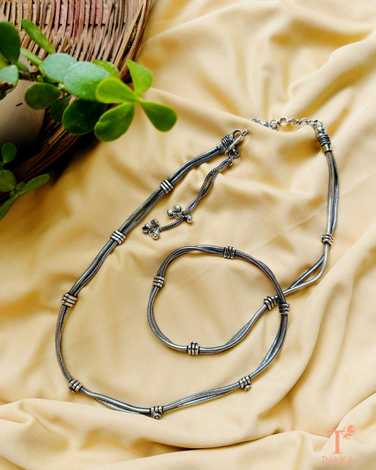 Oxidised Taarini Kamarband