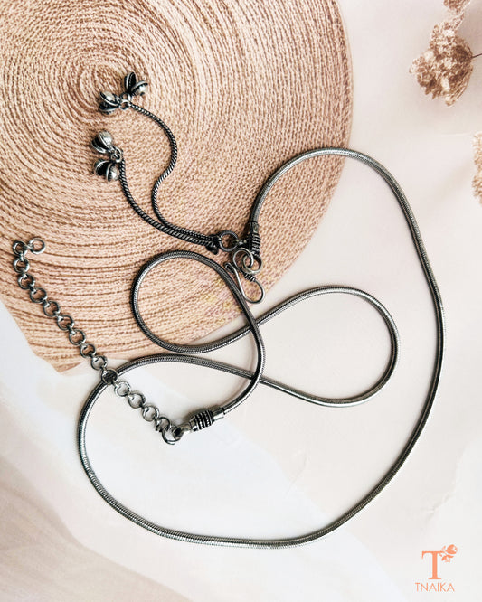 Oxidised Tara Kamarband