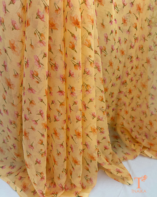 Close up view of saree