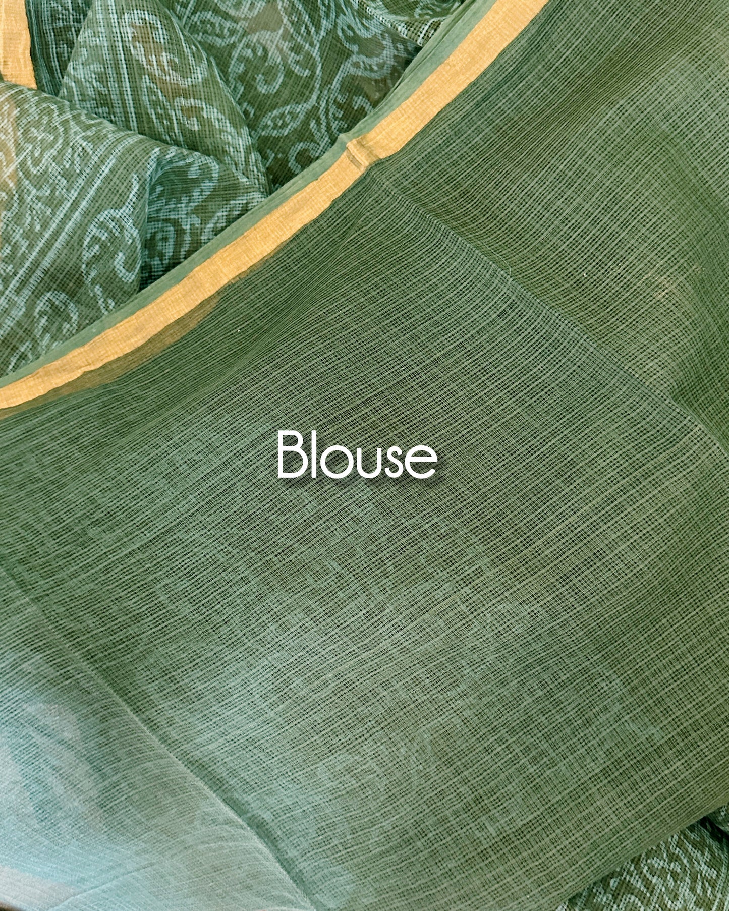 Running blouse with saree