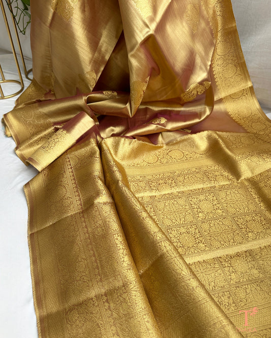 Tnaika™ premium art silk saree with heavy embroidered blouse piece
