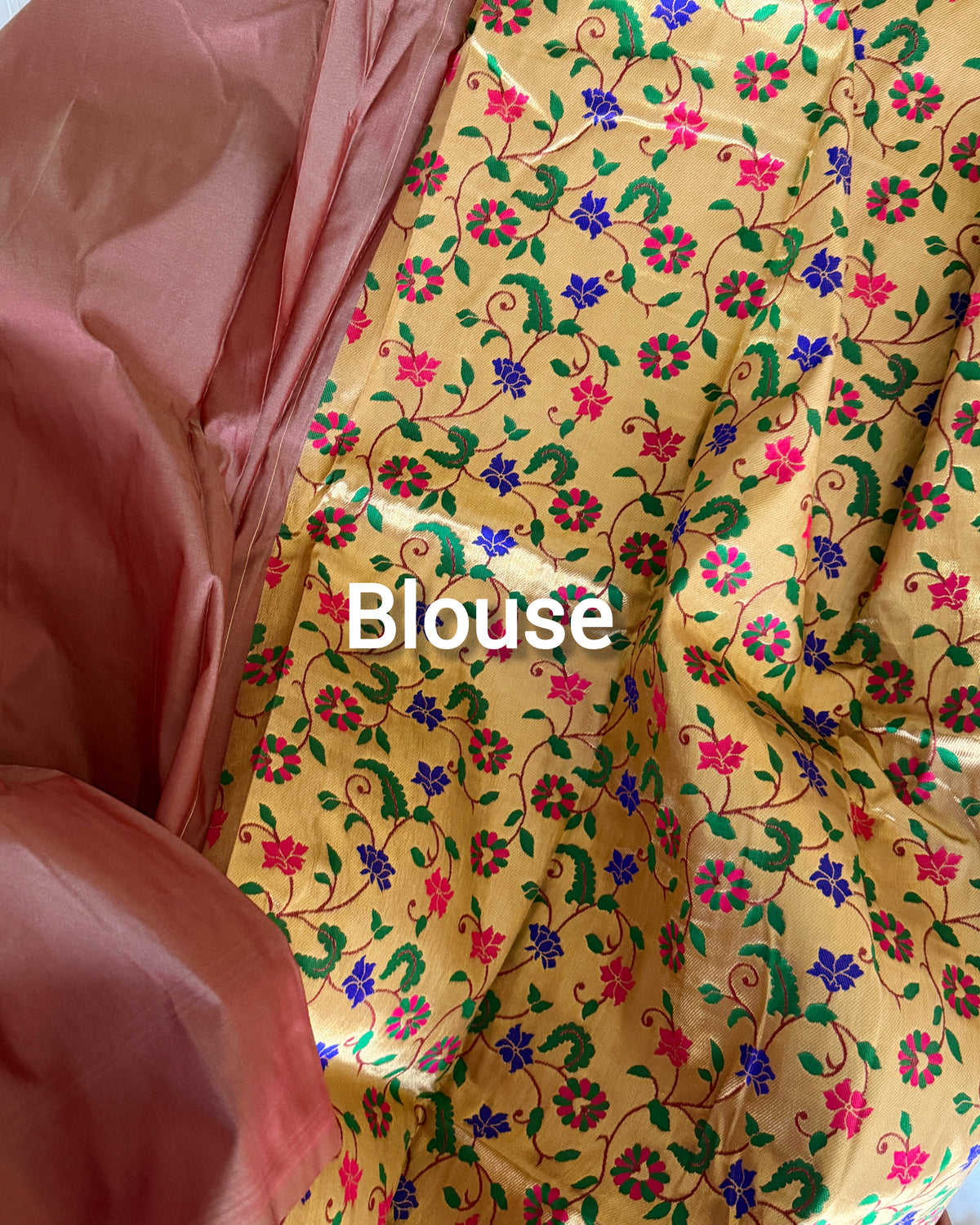 Elegant Paithani-style saree for festive occasions