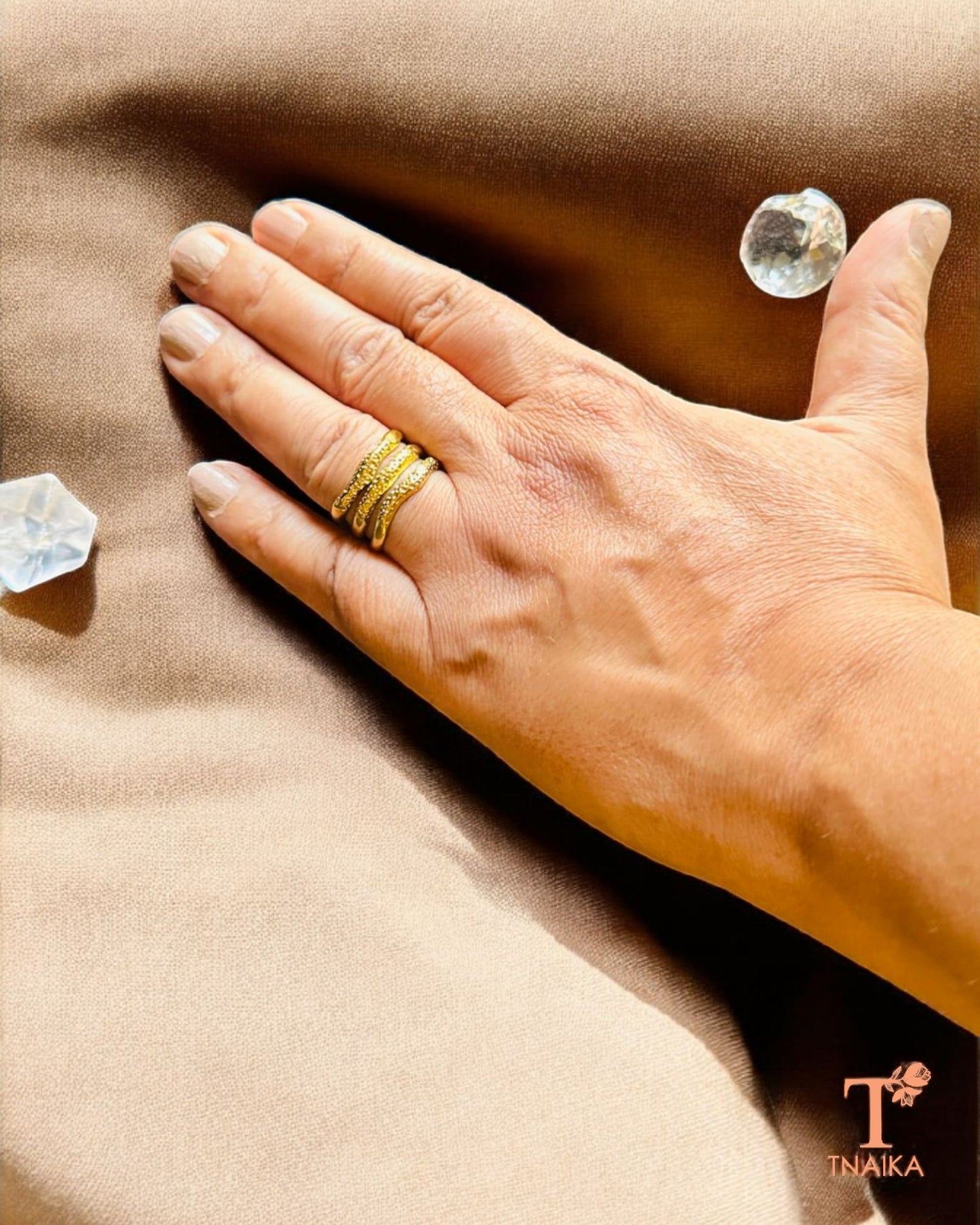 dual-tone adjustable ring, stainless steel ring, anti-tarnish ring, waterproof ring, minimalist adjustable ring, everyday wear ring, durable jewelry, two-tone ring, trendy stackable ring, modern open ring Anti tarnish jewelry
Tarnish resistant jewelry
Waterproof jewelry
Hypoallergenic jewelry
Non tarnish necklace
Anti tarnish rings
Durable jewelry for everyday wear
Sweatproof jewelry
Gold plated anti tarnish jewelry
Stainless steel jewelry
Long-lasting jewelry
Minimalist tarnish-free jewelry