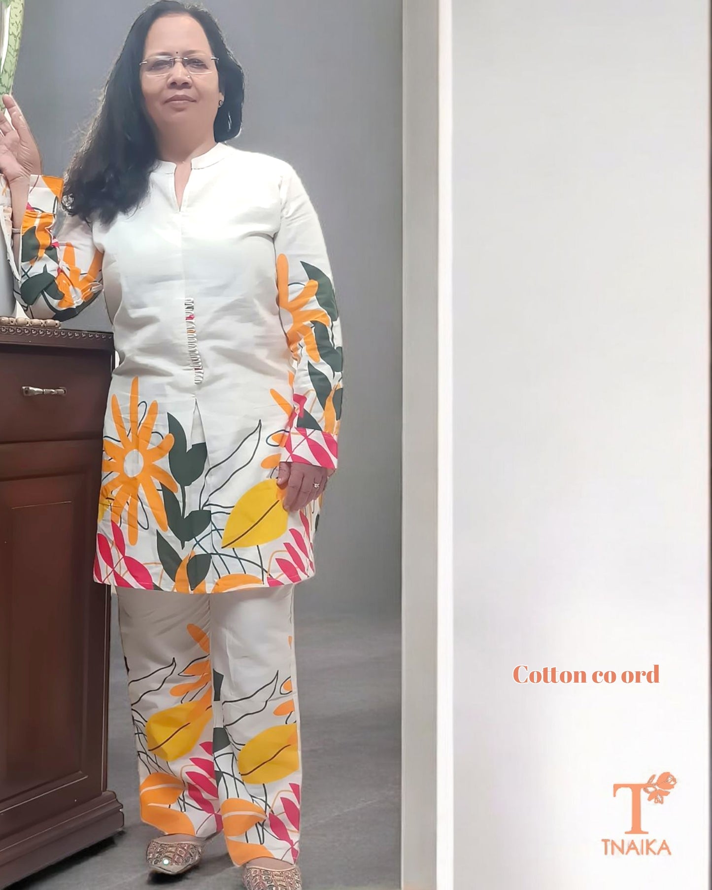 cotton co-ord set, summer co-ord set, breathable cotton outfit, printed co-ord, lightweight co-ord, casual summer wear, vacation outfit, trendy co-ord set, two-piece cotton set, comfy summer fashion, cotton matching set, relaxed fit co-ord, boho co-ord set, floral print co-ord, ethnic print co-ord, casual cotton wear, easy-breezy outfit, stylish summer wear, resort wear set, travel-friendly outfit, everyday cotton set, soft cotton co-ord, weekend outfit, chic cotton set, lounge co-ord set
