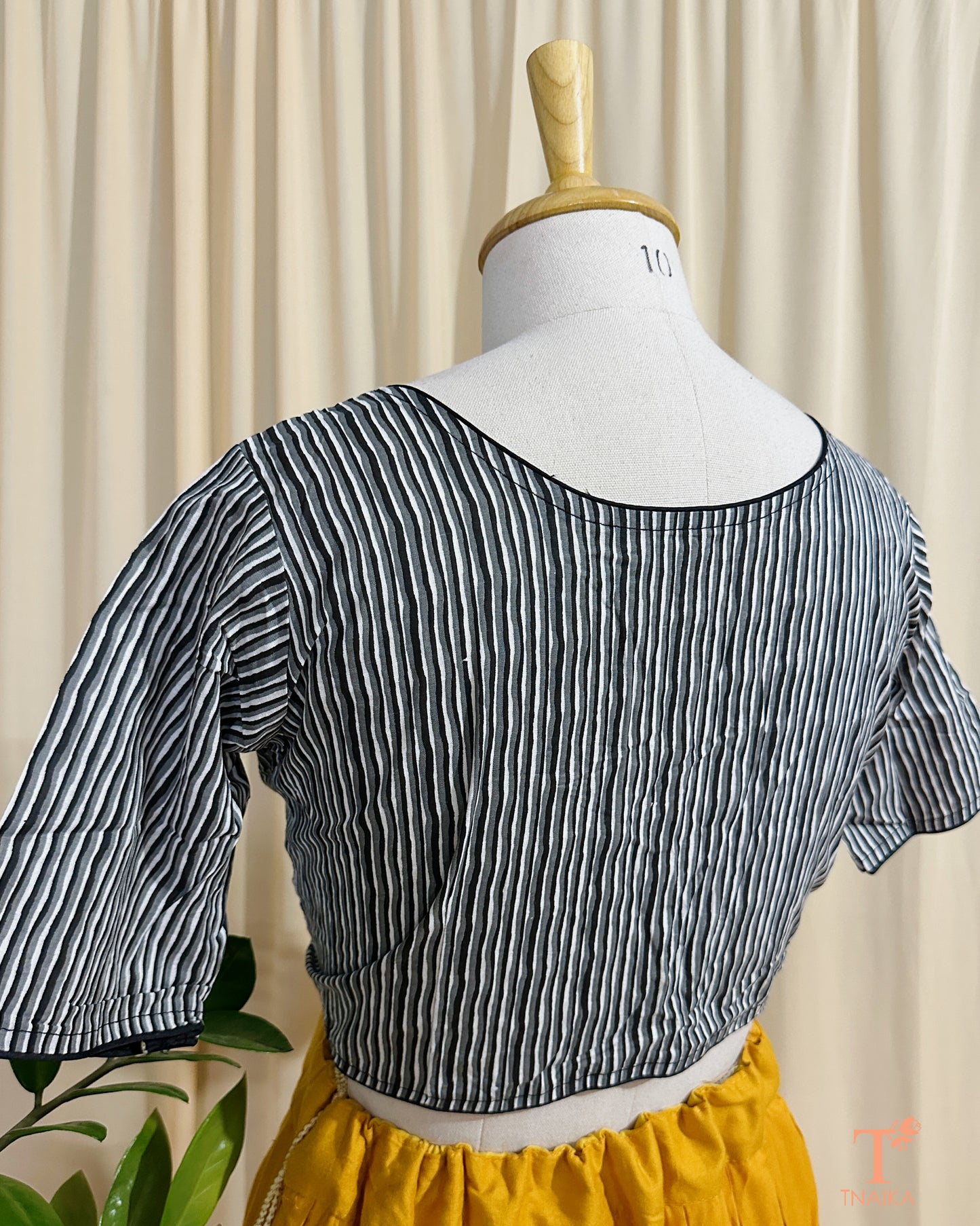 Cotton Striped Blouse