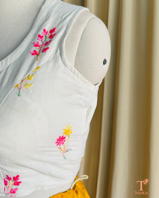 Collared Blouse-Floral