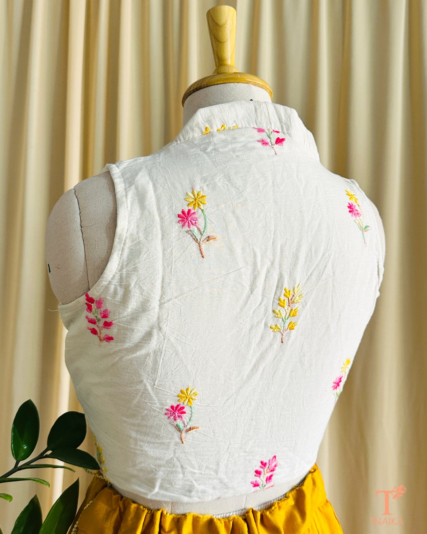 Collared Blouse-Floral