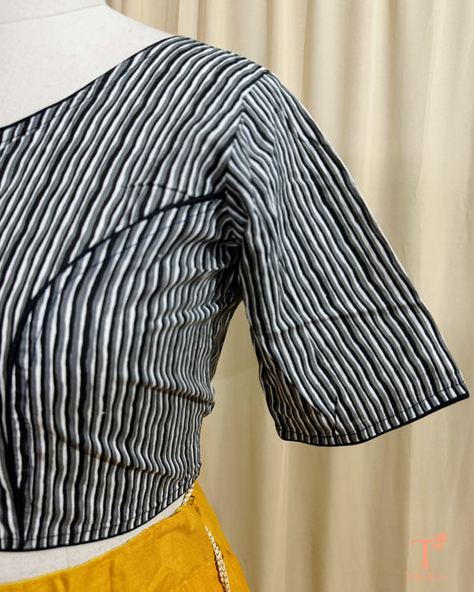 Cotton Striped Blouse