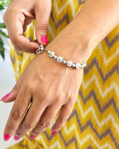 oxidised adjustable bracelet, oxidised silver bracelet, boho ethnic bracelet, oxidised jewellery, adjustable bangle, antique silver bracelet, trendy oxidised bracelet, bracelet for women, Indian oxidised bracelet, openable bracelet