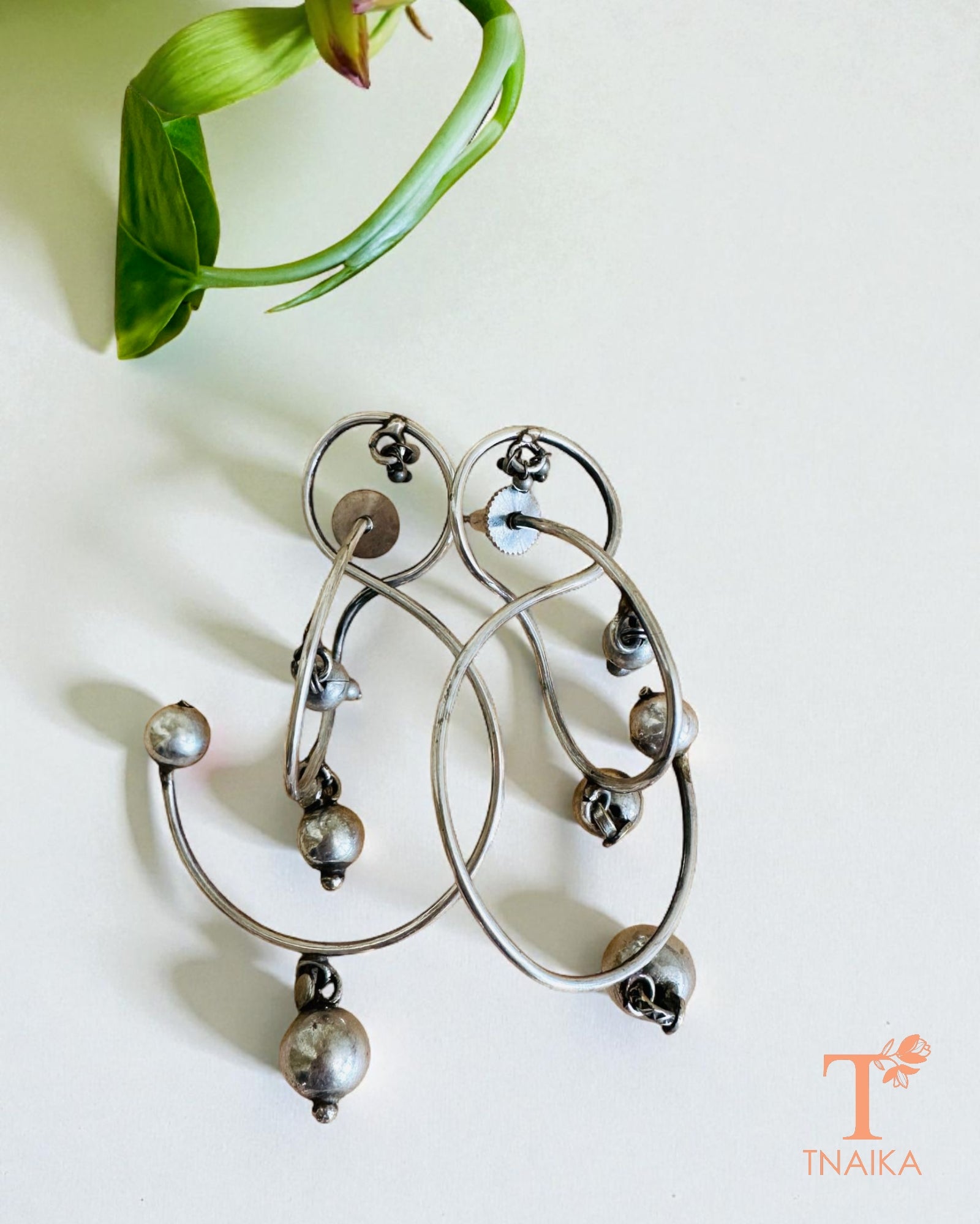Modern oxidised earrings perfect for festive and daily wear