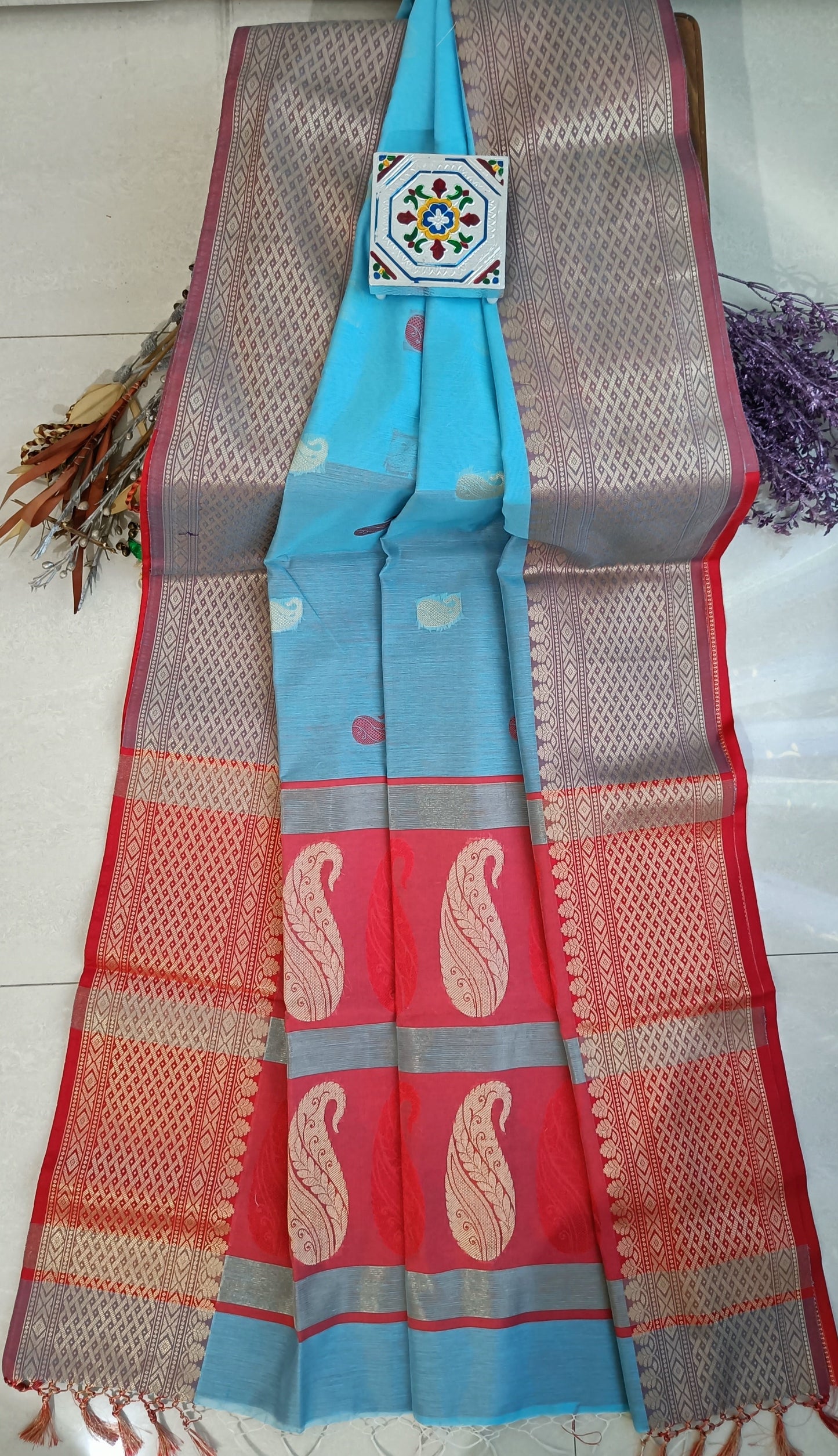 Maheswari Morpankhi Saree