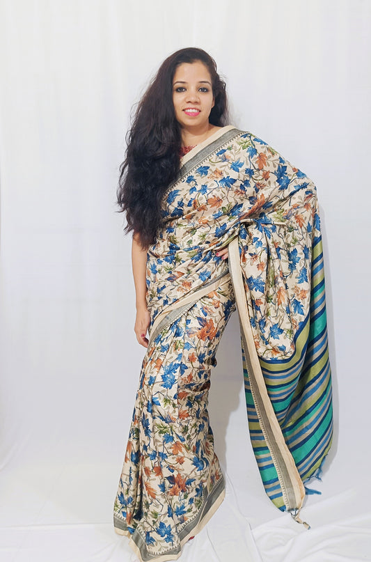 Silk Garden Bloom Saree