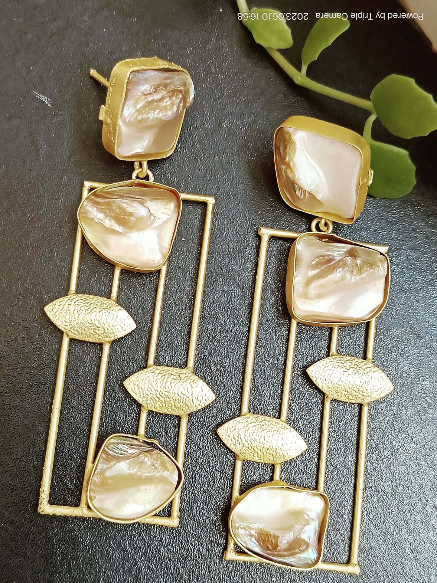 Druzy Rectangle Danglers