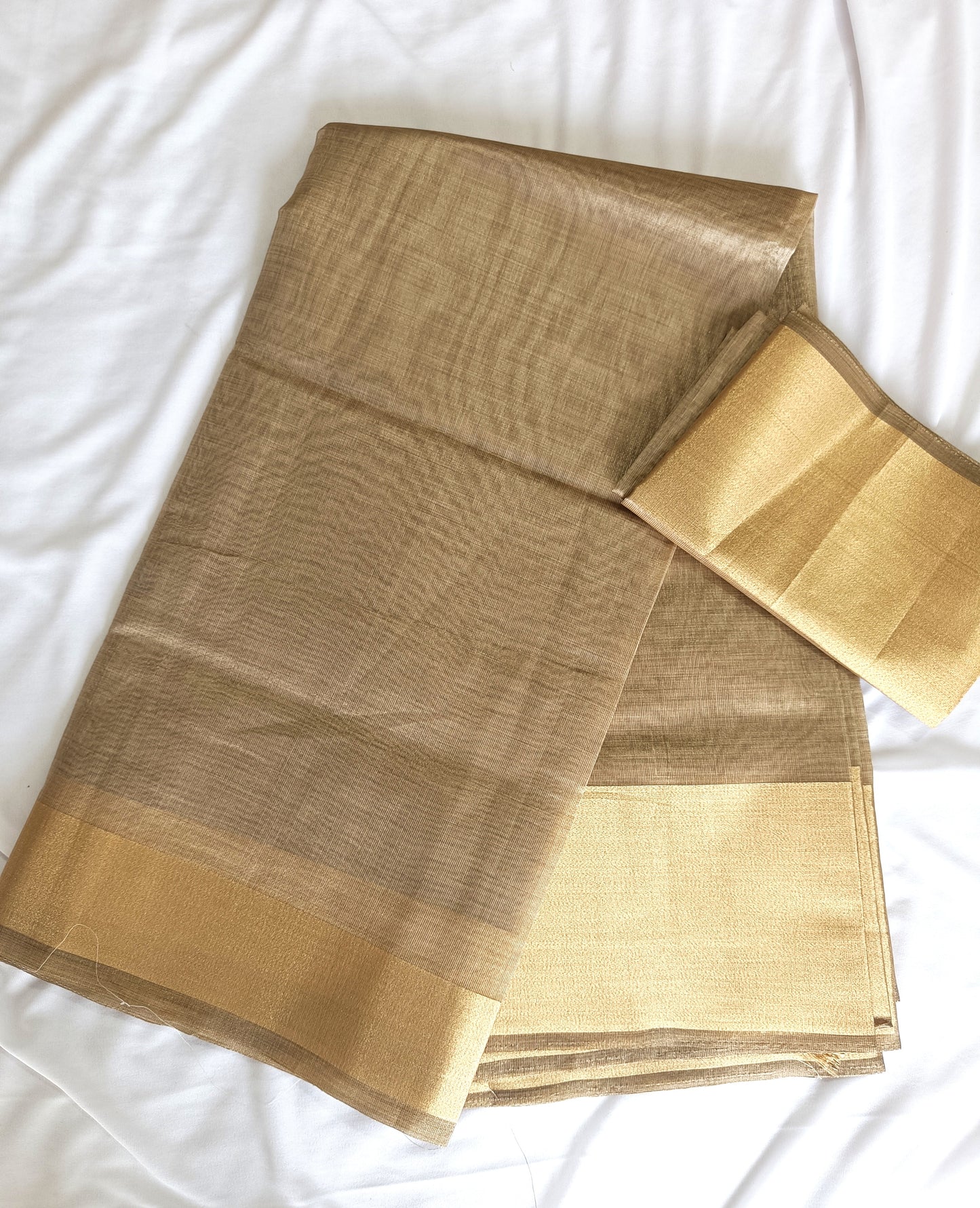 Organza Golden Radiance Saree