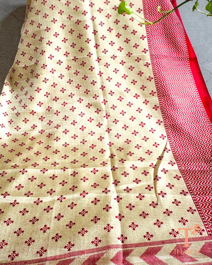 Classic silk blend dupatta designed for festive and occasion wear.