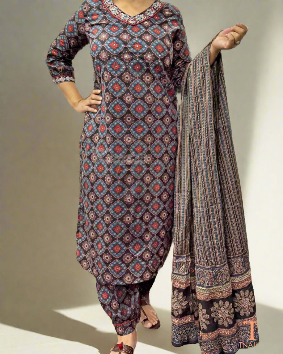 Cotton Afgani suit