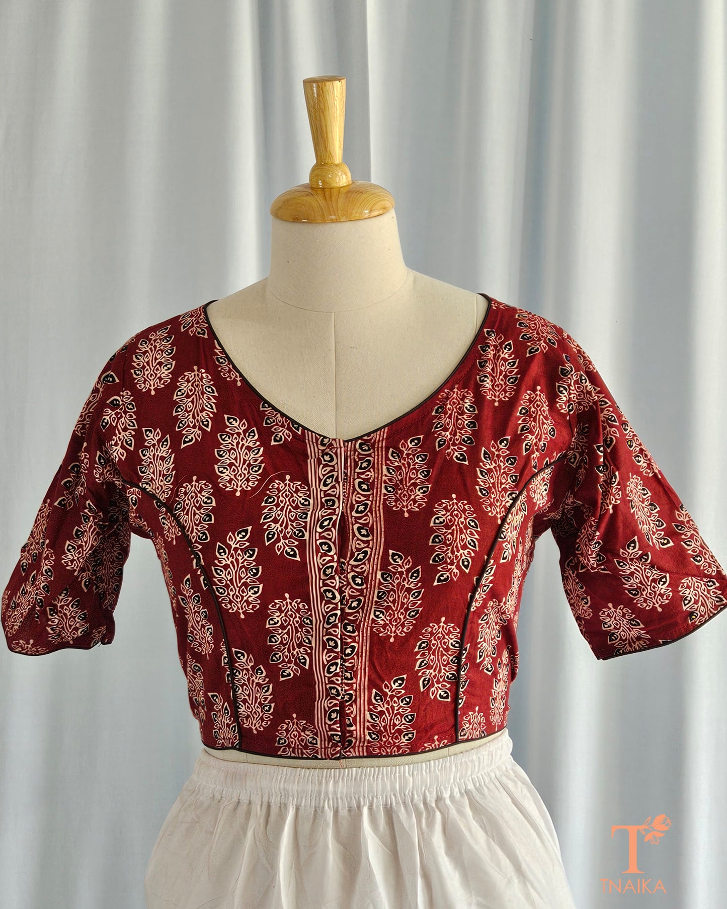 Cotton Red Blouse