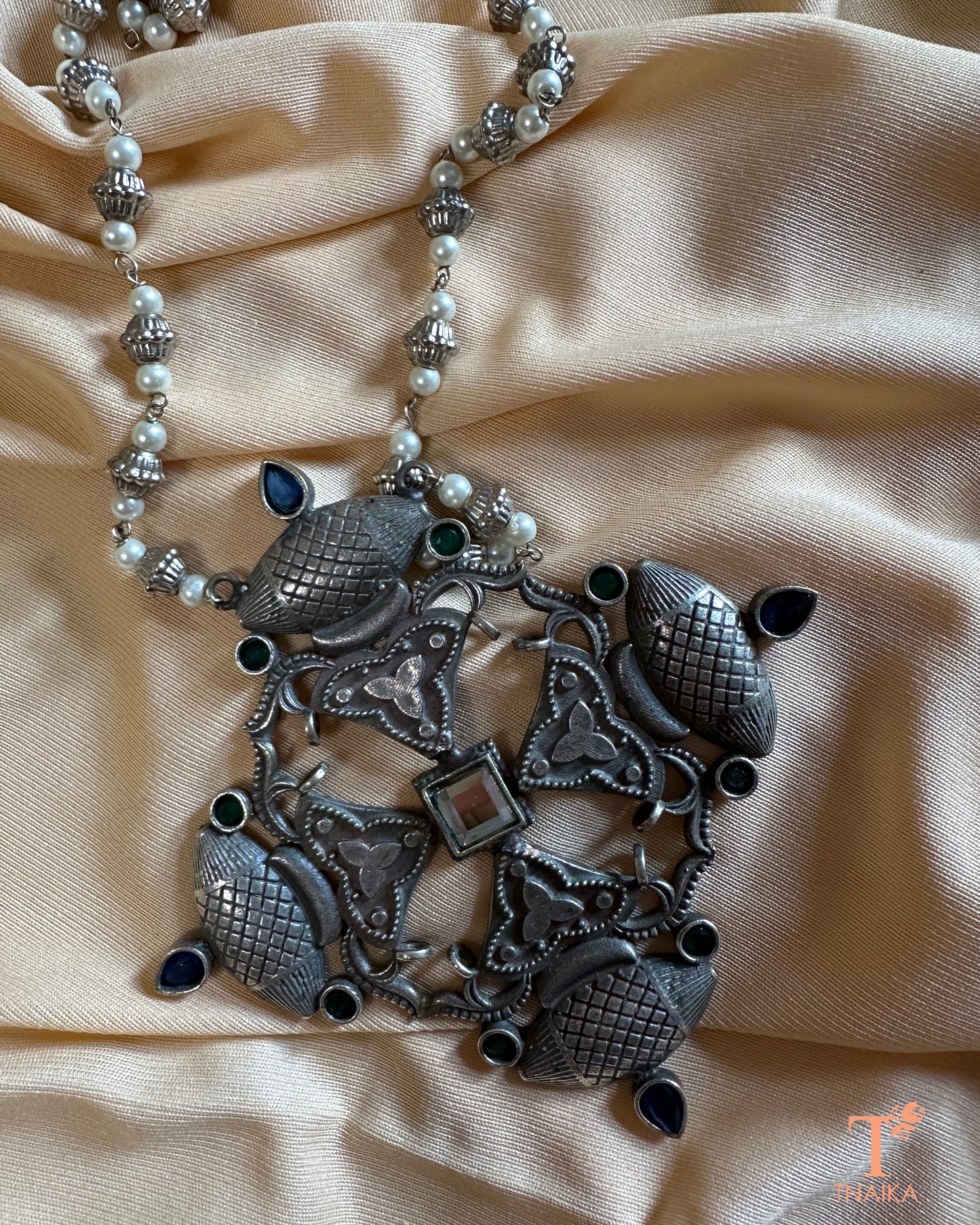 Silver Replica Shool Necklace
