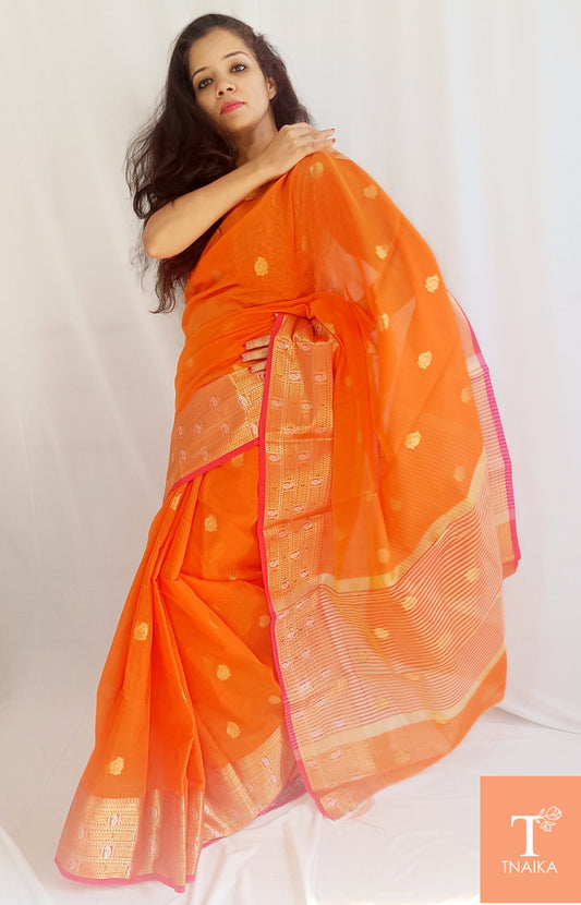 Maheswari Coin Saree