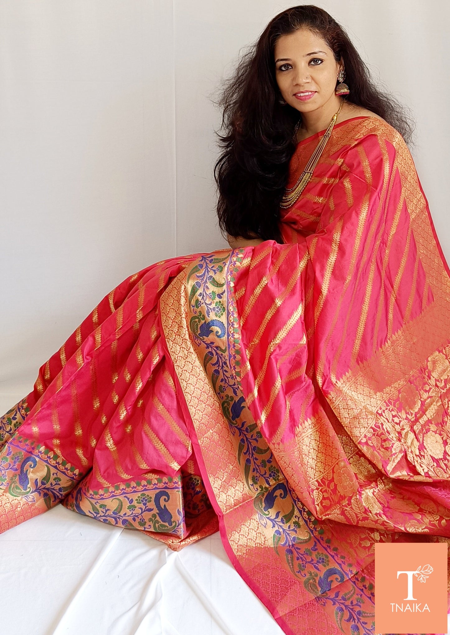 Morni Leheriya Paithani Saree