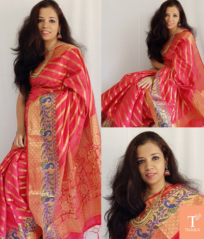 Morni Leheriya Paithani Saree