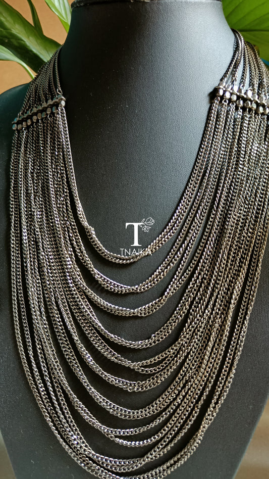 Multilayer Midnight Necklace