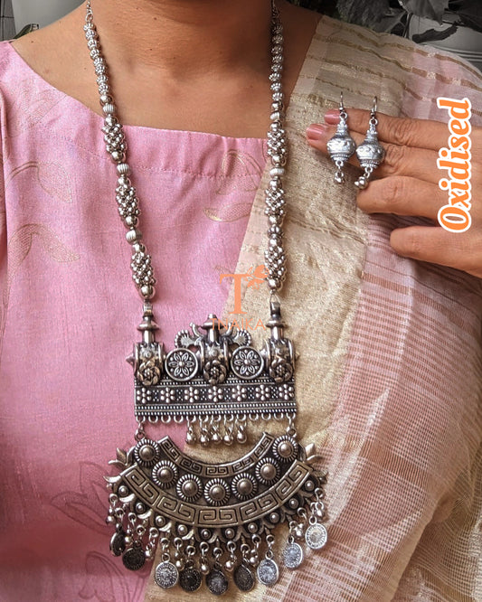 Oxidized Rani Set