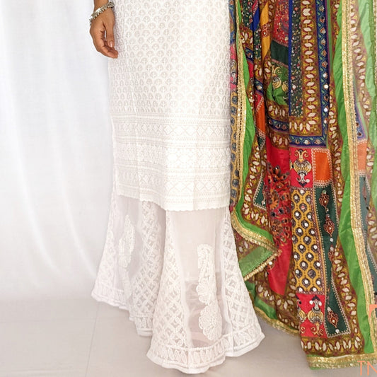 Chikankari Sharara