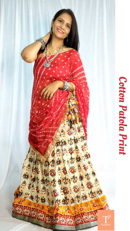 Cotton Patola Lehenga