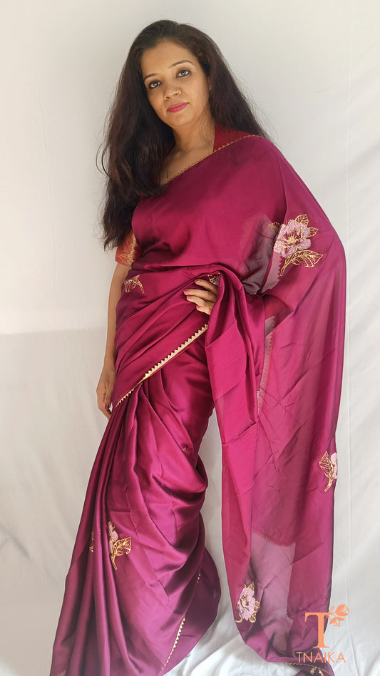 Silk Vineyard saree