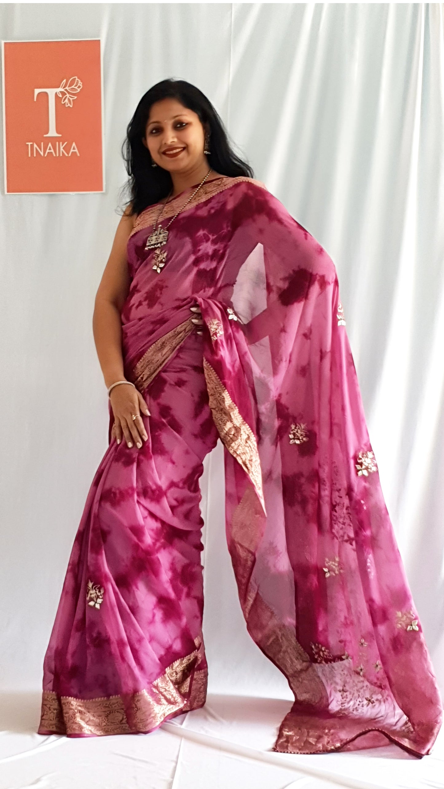 Georgette Gotta Saree