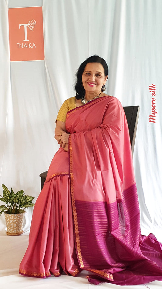 Mysore Silk Saanjh Saree