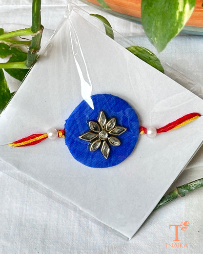 Round Fabric Rakhi