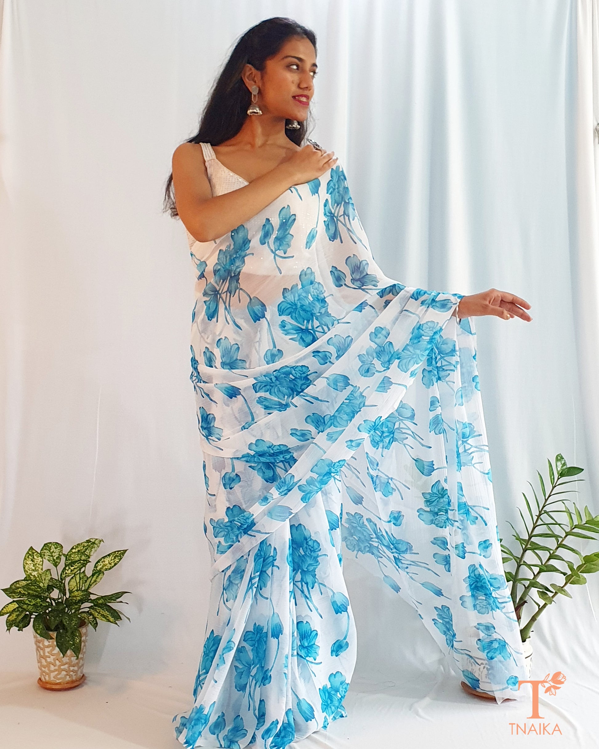 Flowy Perfection|Shop Now: Stunning Chiffon Sarees for Every