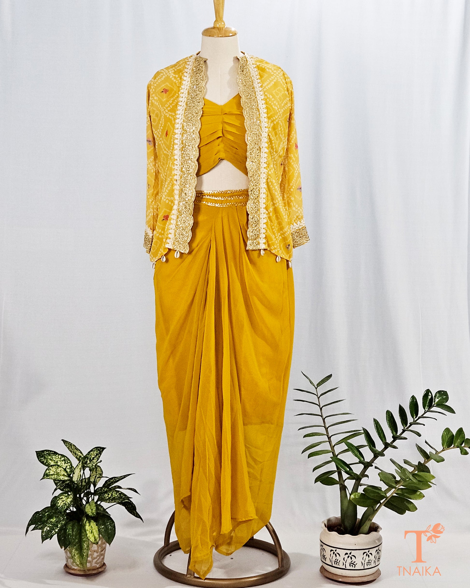 Stunning Georgette Sarong Set Stunning Georgette Sarong Set