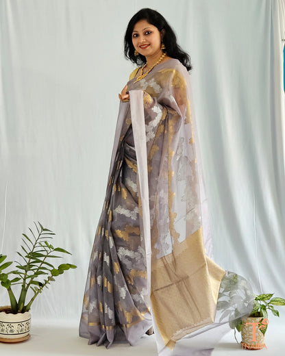 light weight organza saree party wear saree designer saree
